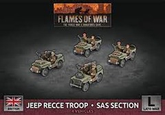 Flames of War: Jeep Recce Troop SAS Section